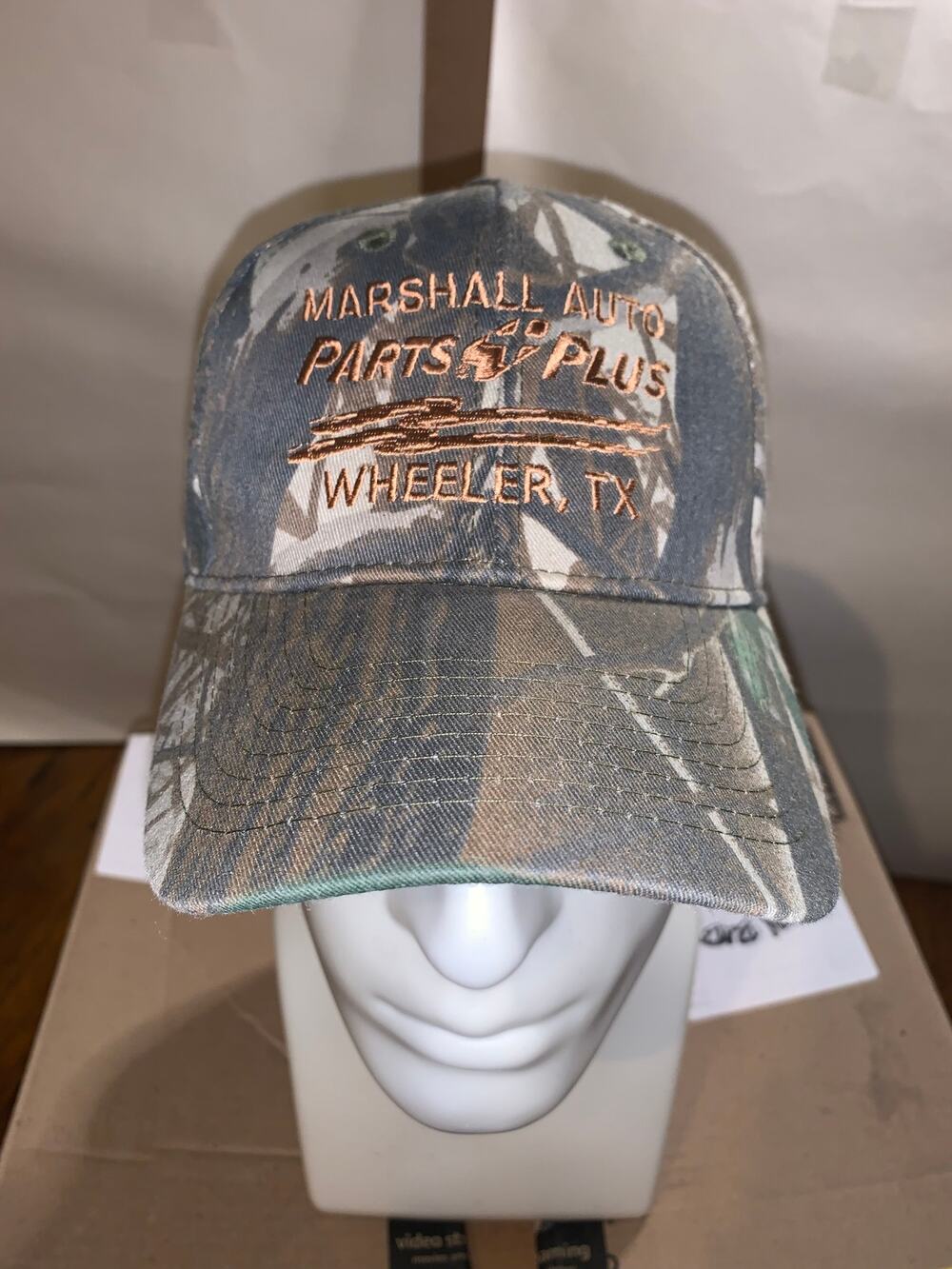 Marshall Auto Parts Plus Wheeler Texas Camo Nissin Adjustable Hat
